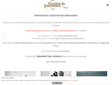 Tablet Screenshot of gestiondemociones.com